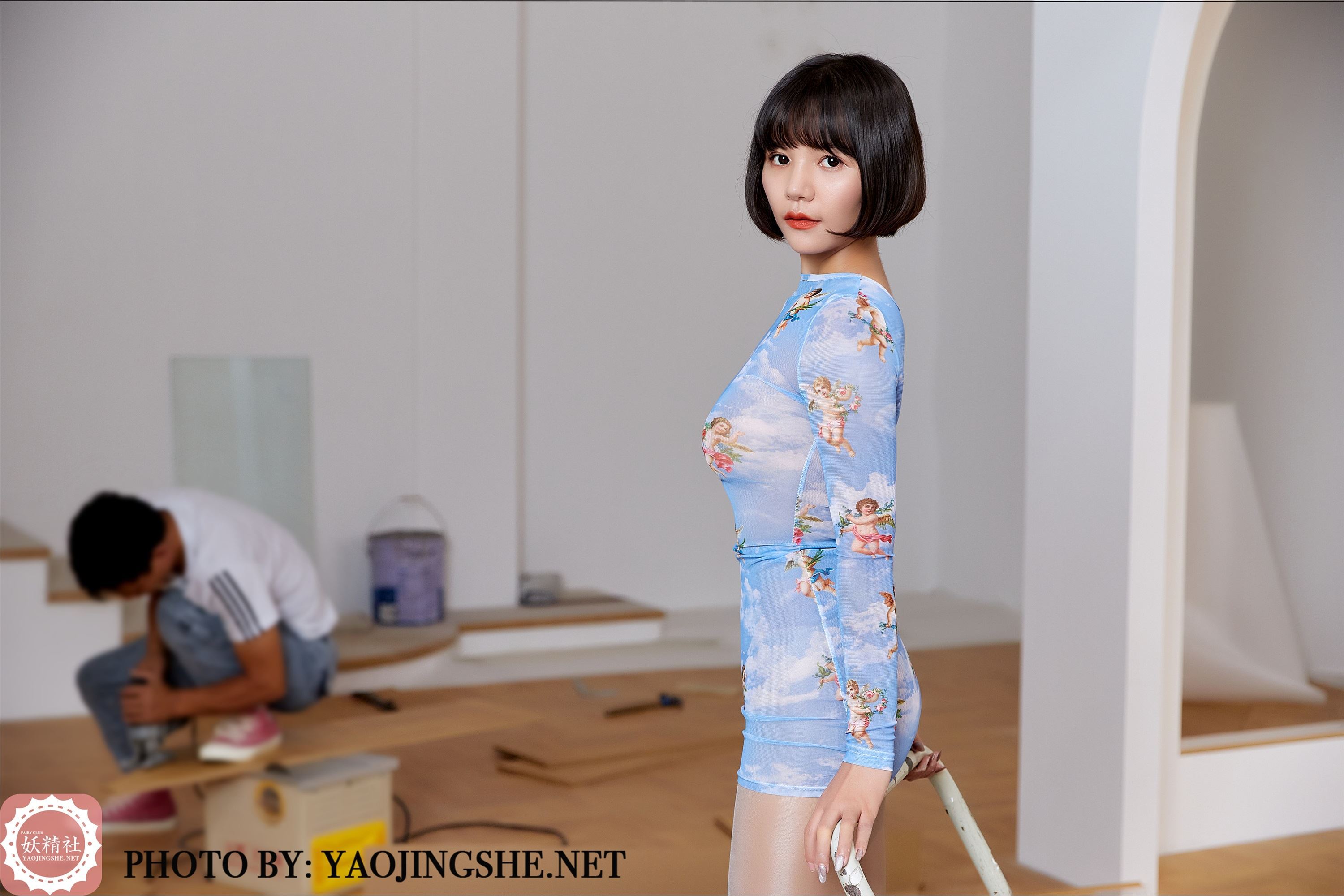 YaoJingShe 妖精社  T2035《唐飞飞-装修工》